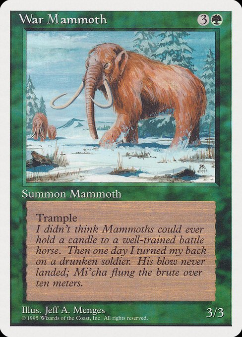 War Mammoth from Rivals Quick Start Set