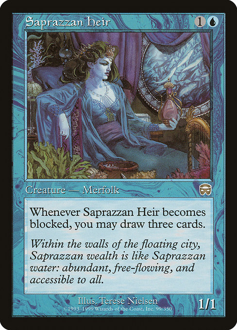 Saprazzan Heir highlighted card art