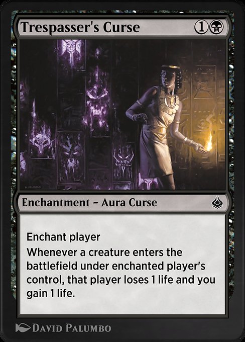 Trespasser's Curse highlighted card art