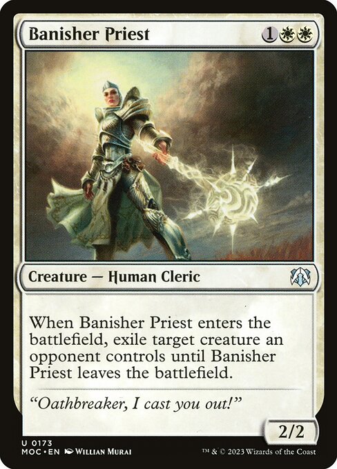 Banisher Priest from March of the Machine Commander