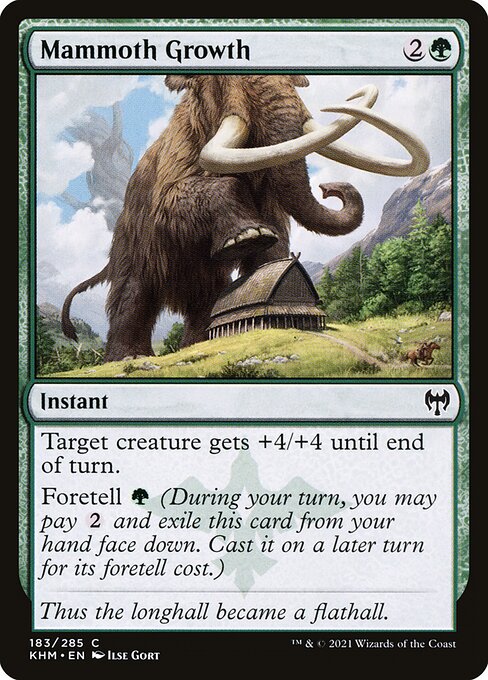 Mammoth Growth highlighted card art