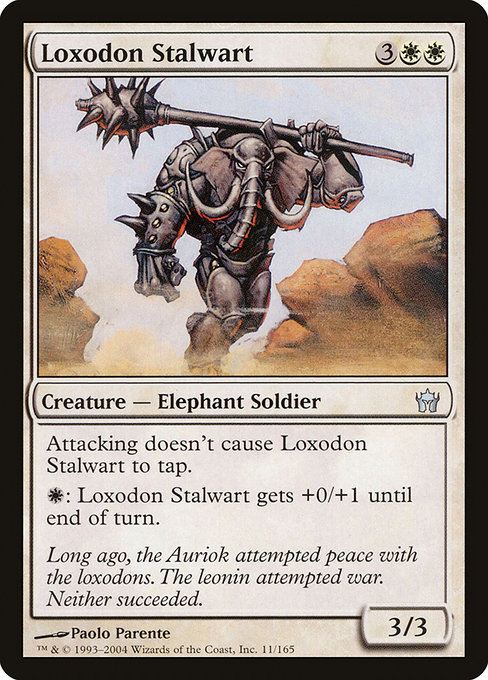 Loxodon Stalwart highlighted card art