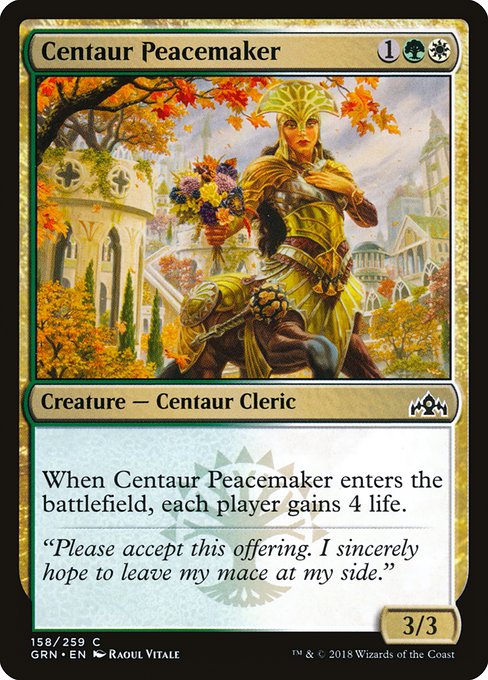 Centaur Peacemaker highlighted card art