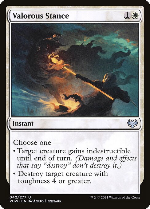 Valorous Stance from Innistrad: Crimson Vow