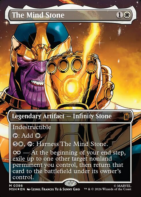 The Mind Stone from Marvel Super Heroes