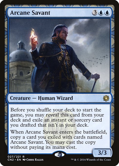 Arcane Savant highlighted card art