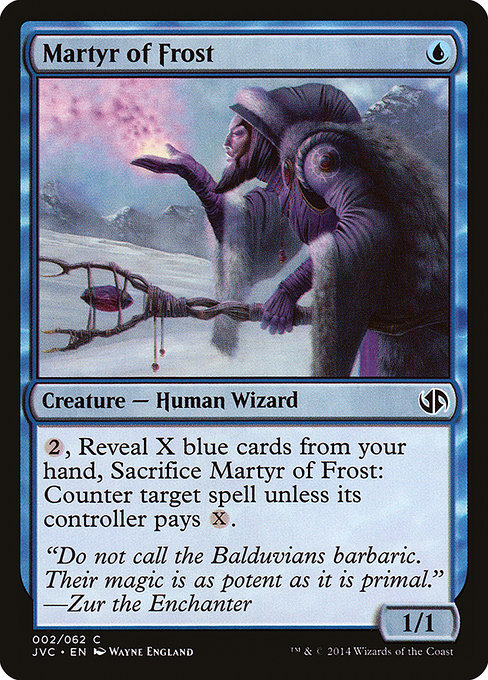 Martyr of Frost highlighted card art