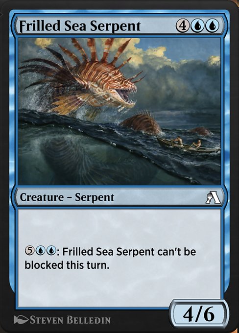 Frilled Sea Serpent highlighted card art