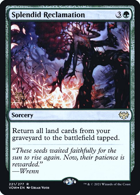 Splendid Reclamation from Innistrad: Crimson Vow Promos