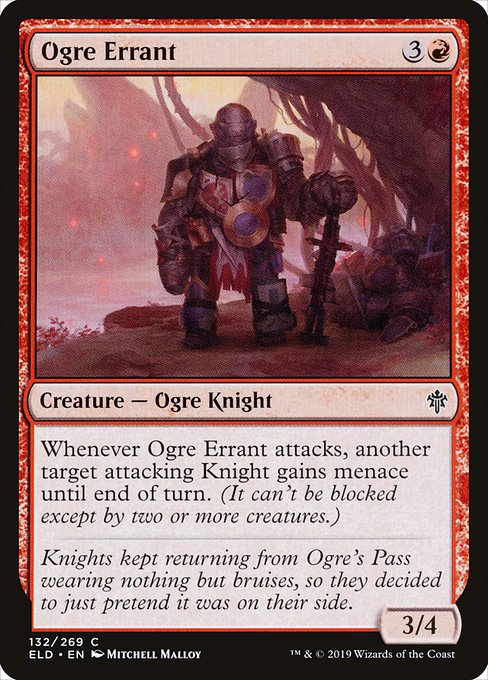 Ogre Errant highlighted card art