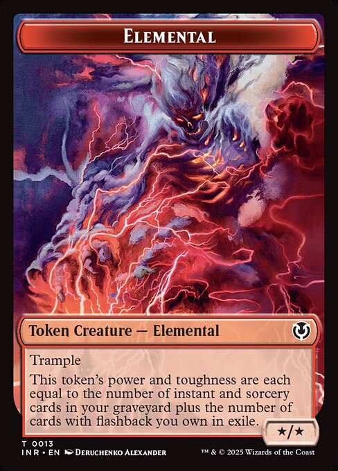 Elemental highlighted card art
