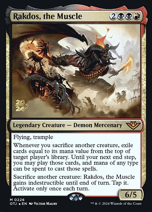 Rakdos, the Muscle highlighted card art