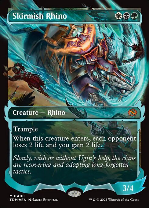 Skirmish Rhino highlighted card art