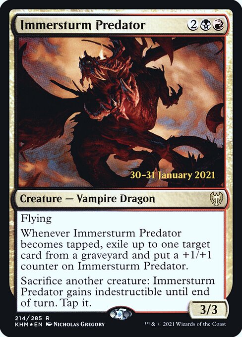 Immersturm Predator from Kaldheim Promos
