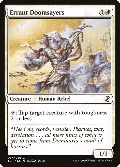 Errant Doomsayers highlighted card art