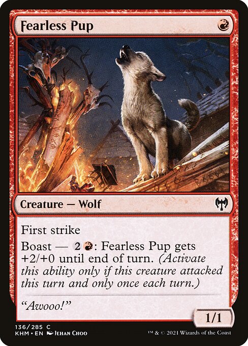 Fearless Pup highlighted card art