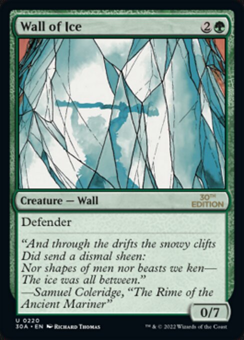 Wall of Ice highlighted card art