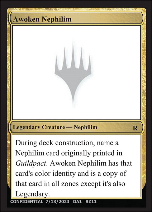 Awoken Nephilim highlighted card art
