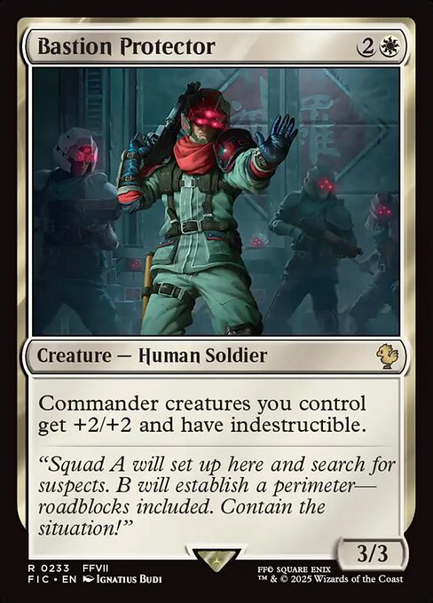 Bastion Protector highlighted card art