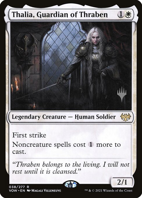 Thalia, Guardian of Thraben from Innistrad: Crimson Vow Promos