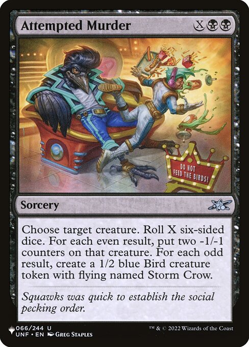 Attempted Murder highlighted card art