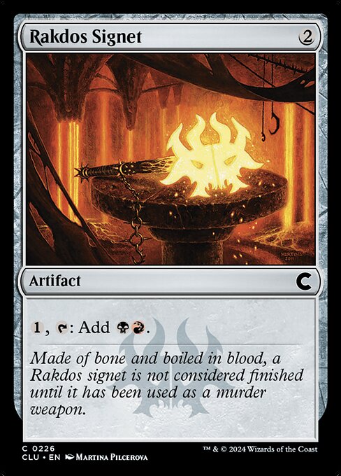 Rakdos Signet from Ravnica: Clue Edition