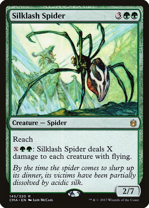 Silklash Spider highlighted card art