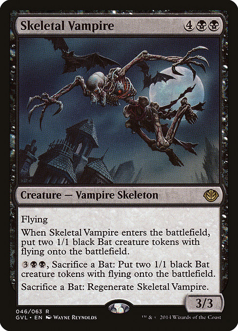 Skeletal Vampire from Duel Decks Anthology: Garruk vs. Liliana
