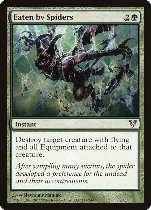 Eaten by Spiders highlighted card art