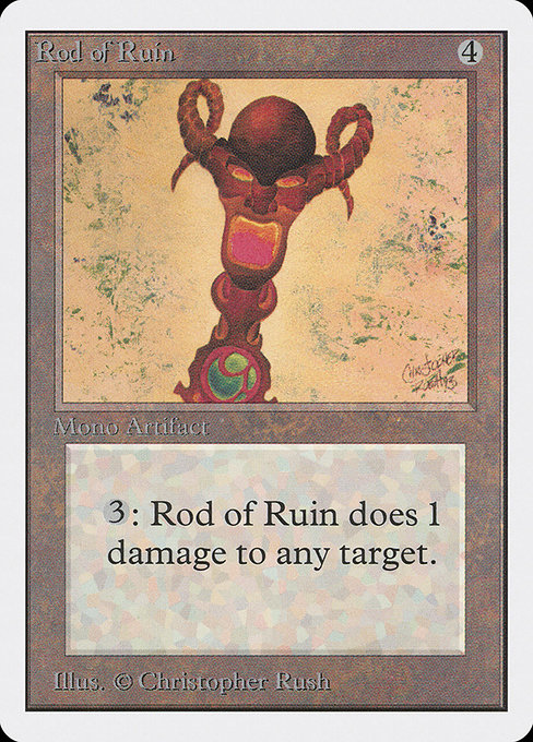Rod of Ruin from Unlimited Edition