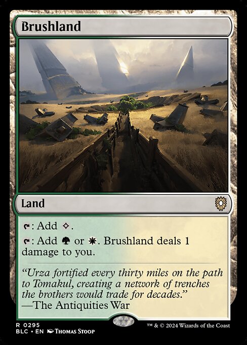 Brushland from Bloomburrow Commander