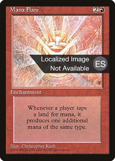 Mana Flare from Fourth Edition Foreign Black Border