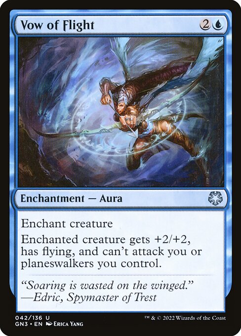 Vow of Flight highlighted card art