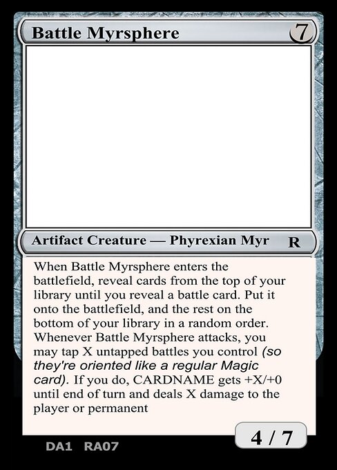 Battle Myrsphere highlighted card art