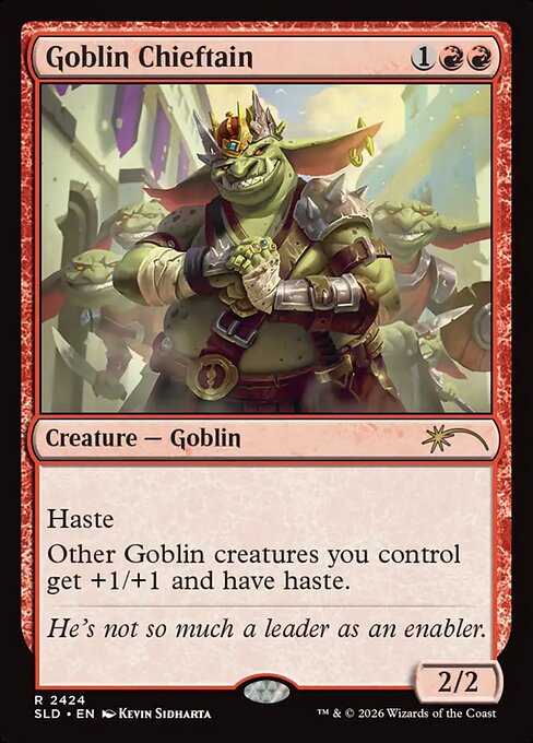 Goblin Chieftain highlighted card art