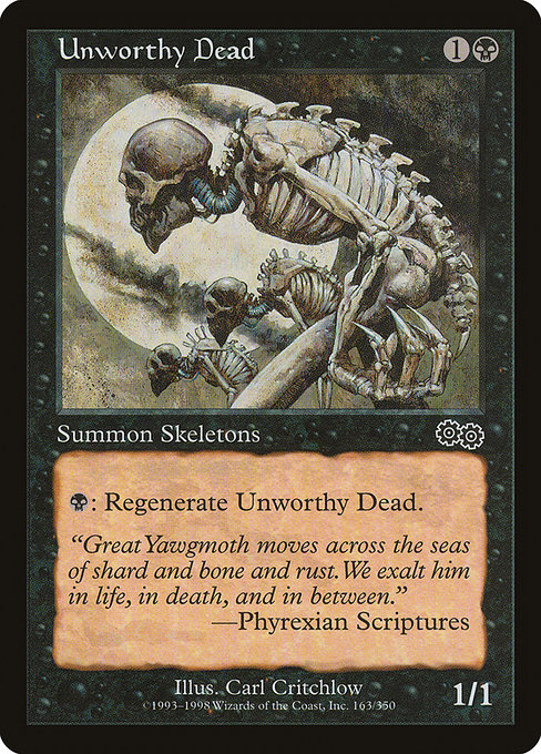 Unworthy Dead highlighted card art