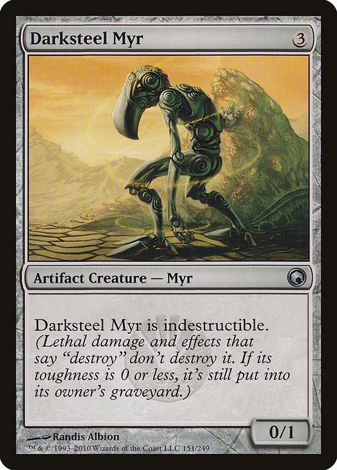 Darksteel Myr highlighted card art