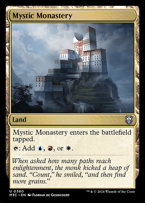 Mystic Monastery from Modern Horizons 3 Commander