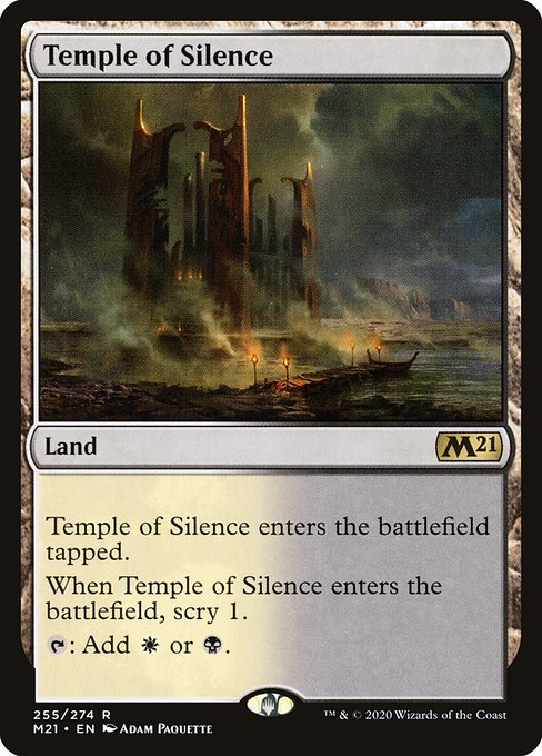 Temple of Silence from Core Set 2021