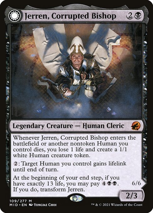 Jerren, Corrupted Bishop // Ormendahl, the Corrupter from Innistrad: Midnight Hunt