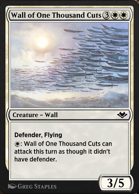 Wall of One Thousand Cuts highlighted card art