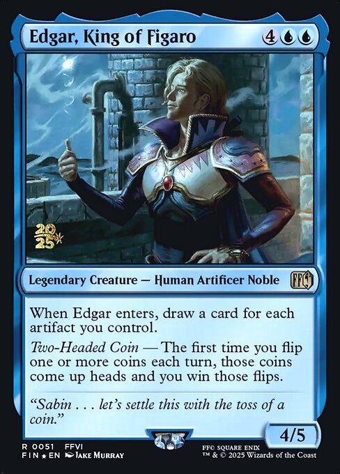 Edgar, King of Figaro highlighted card art
