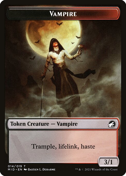 Vampire highlighted card art