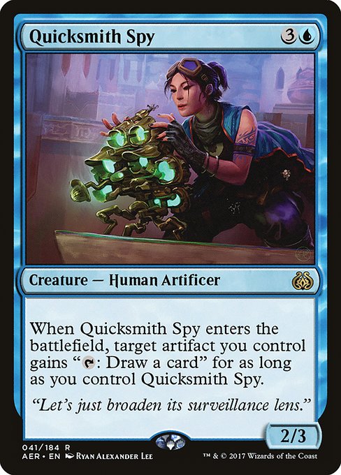 Quicksmith Spy highlighted card art