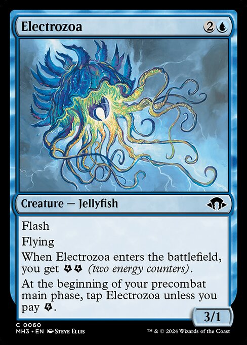 Electrozoa highlighted card art