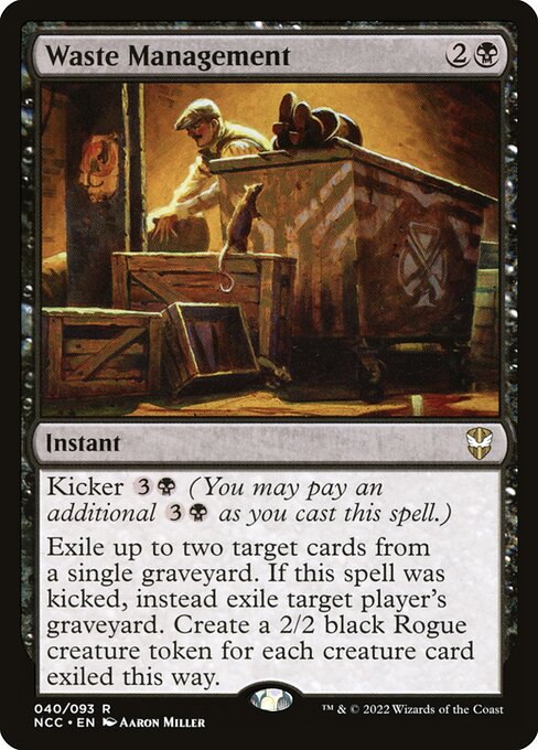 Waste Management from New Capenna Commander