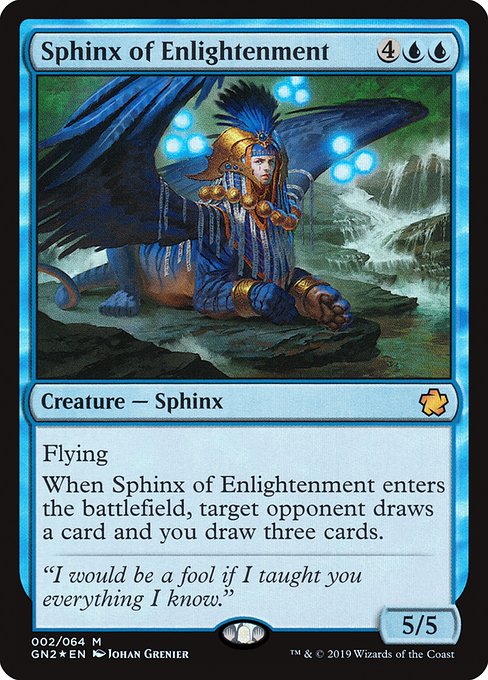 Sphinx of Enlightenment from Game Night 2019