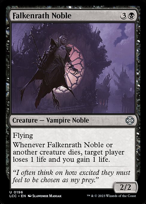 Falkenrath Noble from The Lost Caverns of Ixalan Commander