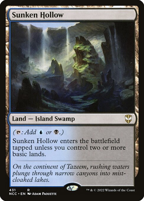 Sunken Hollow from New Capenna Commander