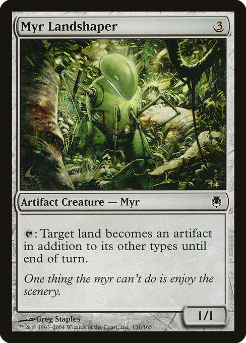 Myr Landshaper highlighted card art
